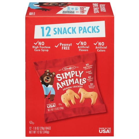 Stauffer's Simply Animals Original Crackers 12