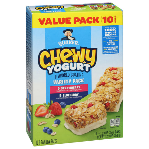 Quaker Strawberry Blueberry Granola Bars 12.3 OZ