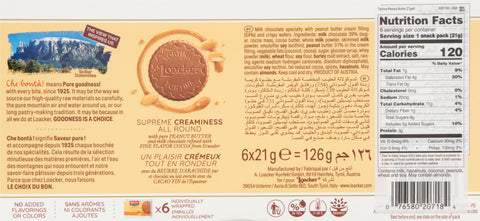 Loacker Peanut Butter Tortina 6 ea