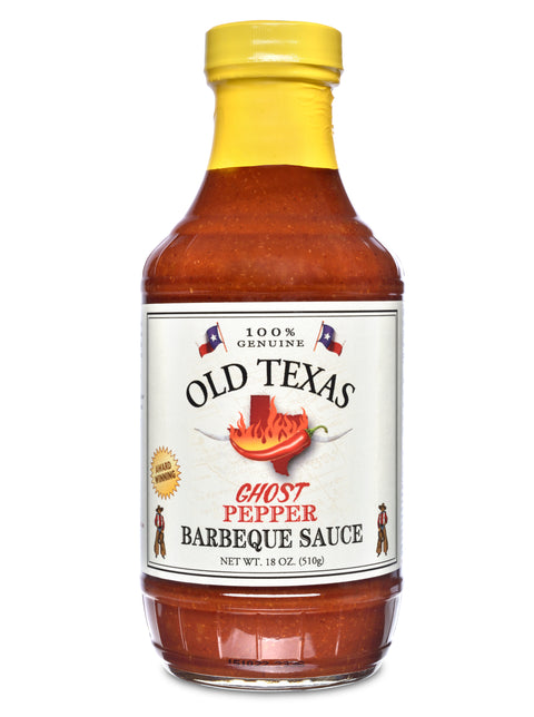 Food Imagineering Usa Old Texas Ghost Pepper Bbq Sauce - 18 OZ 12 Pack