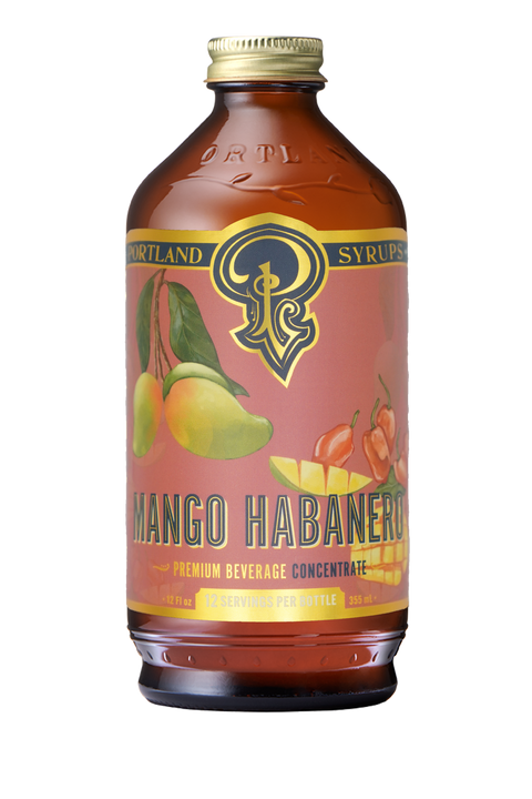 Portland Syrups Mango Habanero Syrup - 12 FL OZ 6 Pack