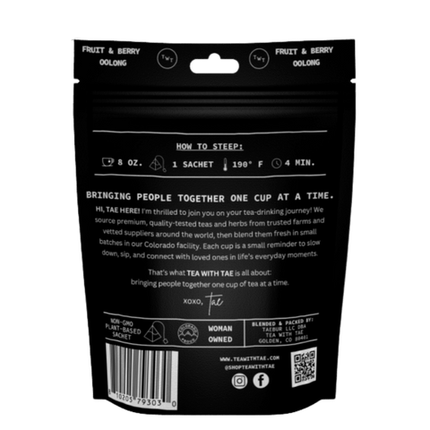 Fruit & Berry Oolong Hot Tea Pouch