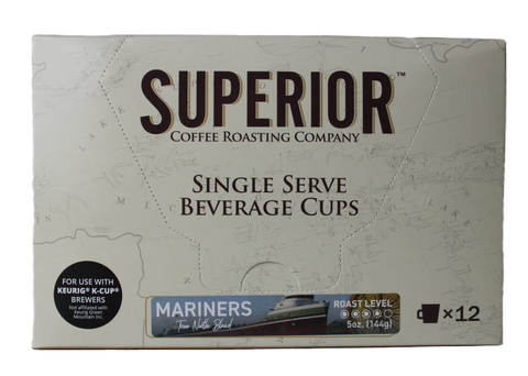 Superior Coffee Roasting Co. Keurig K-Cups - Mariners True North - Extra Bold Roast - 5 OZ 16 Pack