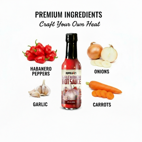 Garlic Habanero Hot Sauce - 5 oz