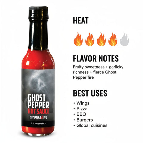 Ghost Pepper Hot Sauce - 5 oz