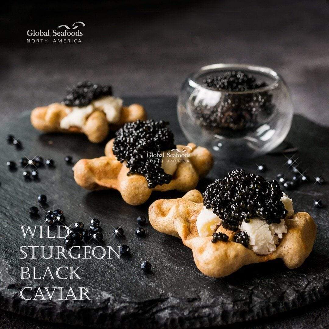 Sturgeon Caviar - Premium Hackleback Caviar from Global Seafoods ...