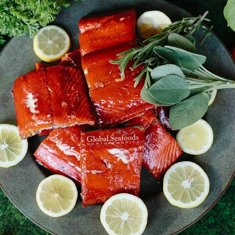 Hot Smoked Sockeye Salmon - Wild-Caught, Sustainably Sourced from Alaska