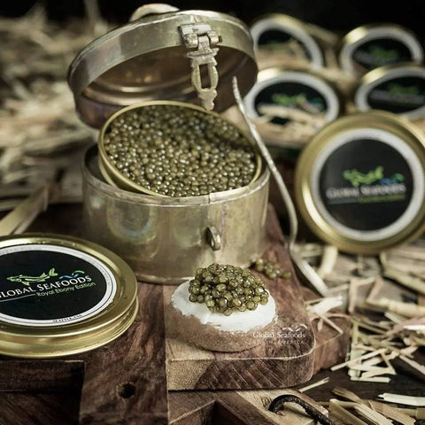 Buy Ossetra Sturgeon Caviar - Royal Crown | Premium & Sustainably Sourced