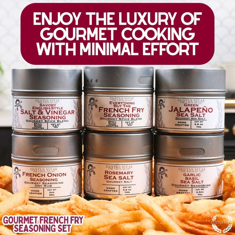 Gourmet French Fry Seasoning Set - Six Pack