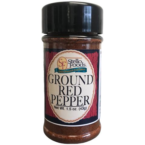 Stello Foods Spices - Pepper - Red - Ground 1.5 oz
