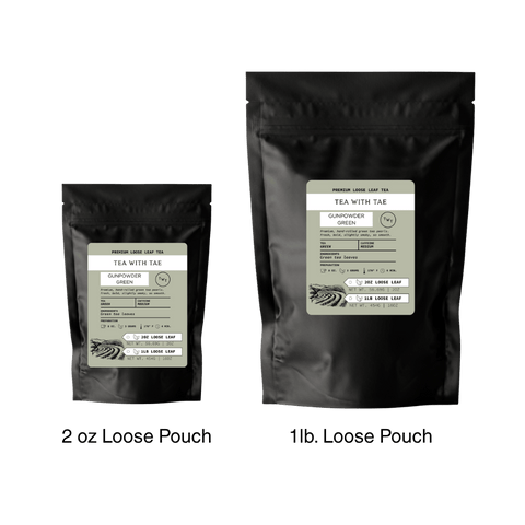 Gunpowder Green Loose Leaf Tea Pouch (2oz. or 1lb.)