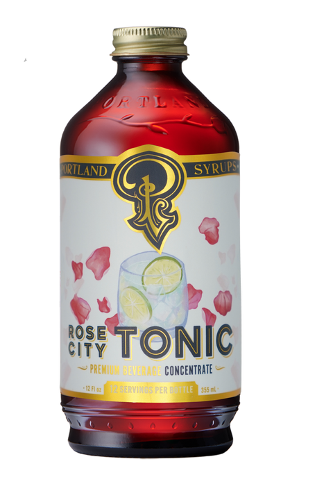 Portland Syrups Rose City Tonic Concentrate - 12 FL OZ 6 Pack