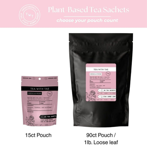 Hibiscus Rose Hot Tea Pouch