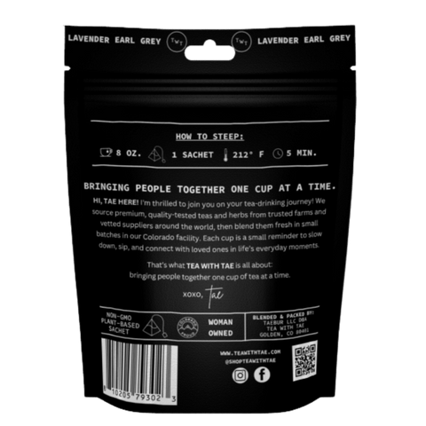 Lavender Earl Grey Hot Tea Pouch