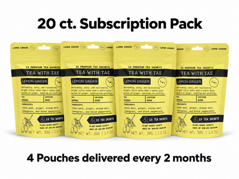 Lemon Ginger Hot Tea  Pouch
