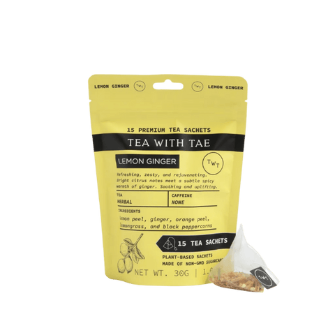 Lemon Ginger Hot Tea  Pouch