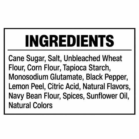 Detroit Seafood Spot Lemon Pepper Seasoning — 1, 3, 4 or 5 Bottles (12 oz / 340 g Each)