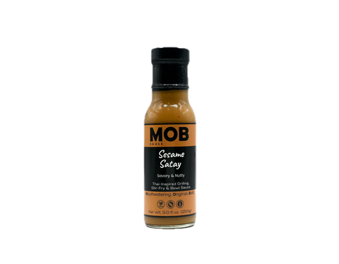 Mob Sauce Co Mob Sesame Satay Savory And Nutty - 9 FL OZ 6 Pack