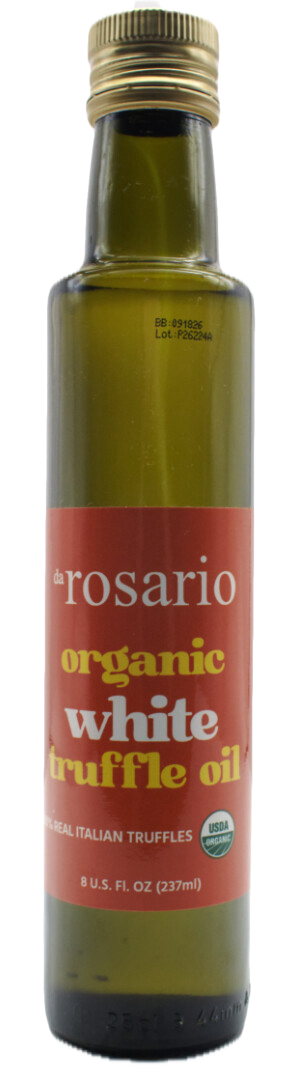 USDA 100% ORGANIC WHITE TRUFFLE OLIVE OIL - 8 OZ 6 Pack