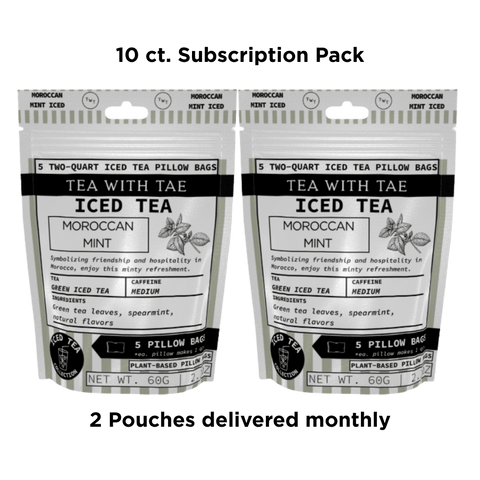 Moroccan Mint Green Iced Tea Pouch