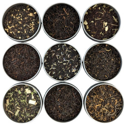 Heavenly Tea Leaves Organic Black 9 Tea Sampler, 9 Loose Leaf Black Teas - 9 OZ 8 Pack