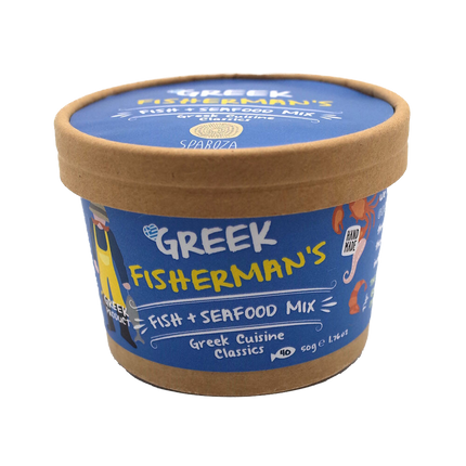 Zelos Authentic Greek Artisan Sparoza - Fisherman's Mix Spices for Fish - 1.75 OZ 12 Pack