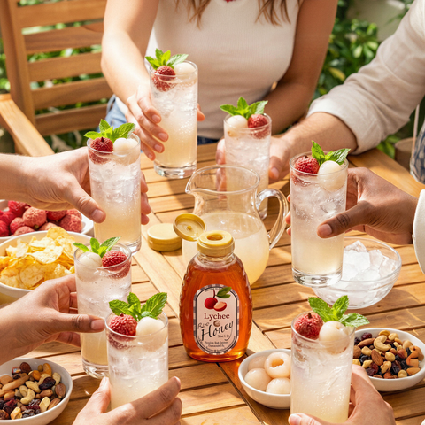 Peach Honey Bliss: Sweet & Fruity Pure Honey Experience