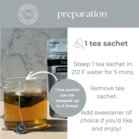 Peppermint Hot Tea Pouch