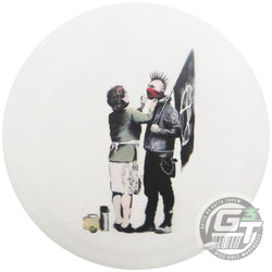 Banksy Full Color Anarchist w/ Mother Prodigy Ace Line DuraFlex D Model OS Distance Driver Golf Disc