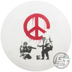 Banksy Full Color Peace Sign Prodigy Ace Line DuraFlex D Model S Distance Driver Golf Disc