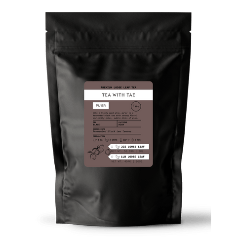 Pu'er Loose Leaf Tea Pouch (2oz. or 1lb.)