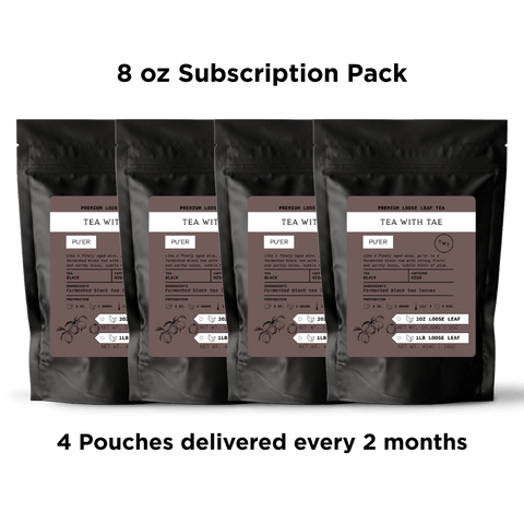 Pu'er Loose Leaf Tea Pouch (2oz. or 1lb.)