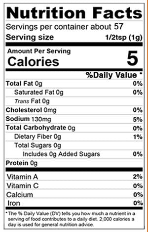 Stello Foods Spices - Seafood Seasoning 2.2 oz