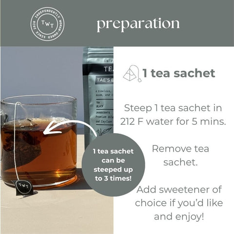 Tae's Breakfast Hot Tea Pouch