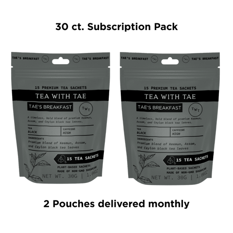 Tae's Breakfast Hot Tea Pouch
