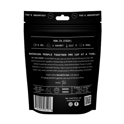 Tae's Breakfast Hot Tea Pouch