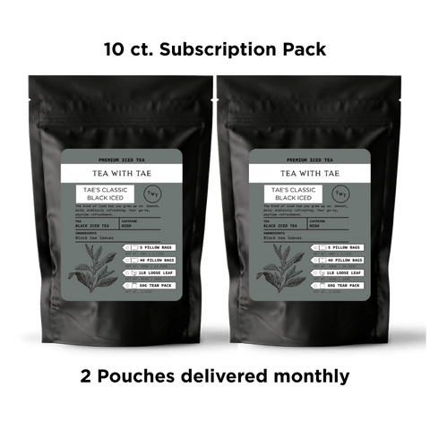 Tae's Classic Black Iced Tea Pouch