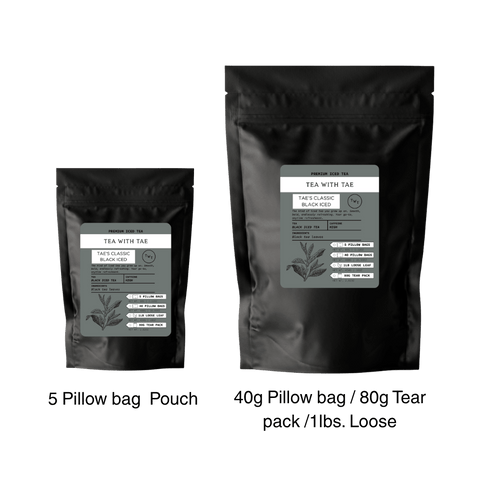 Tae's Classic Black Iced Tea Pouch