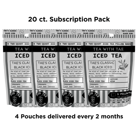 Tae's Classic Black Iced Tea Pouch