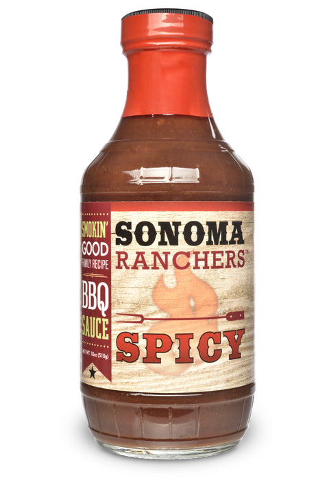 Food Imagineering Usa Sonoma Rancher's Spicy Bbq Sauce - 18 OZ 12 Pack