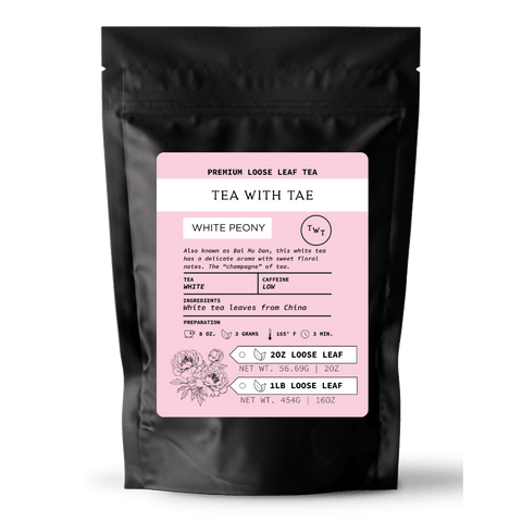 White Peony Loose Leaf Tea Pouch (2oz. or 1lb.)