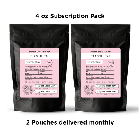 White Peony Loose Leaf Tea Pouch (2oz. or 1lb.)