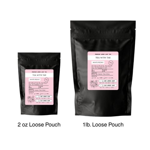 White Peony Loose Leaf Tea Pouch (2oz. or 1lb.)