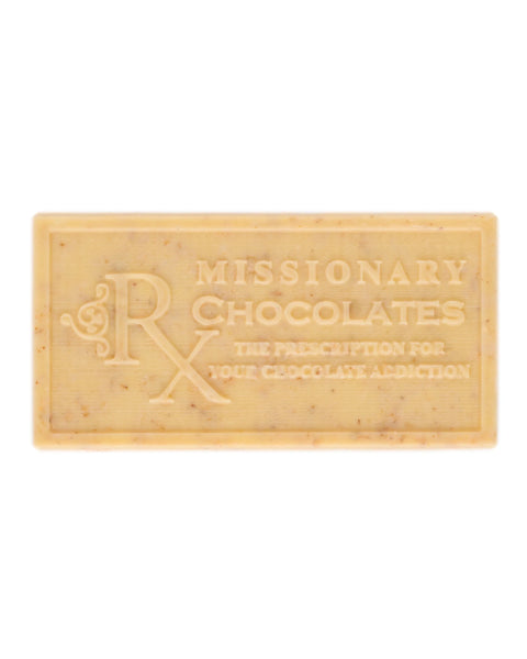 Solid White Chocolate Bar w/Crushed Potato Chip Bits