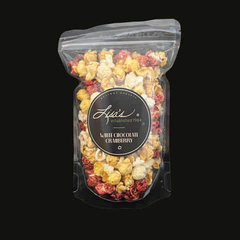 White Chocolate Cranberry Cookie Popcorn