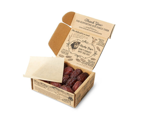 RANCHO MELADUCO DATE FARM Signature Hand-Packed Organic Medjool Dates - 1 LB 12 Pack