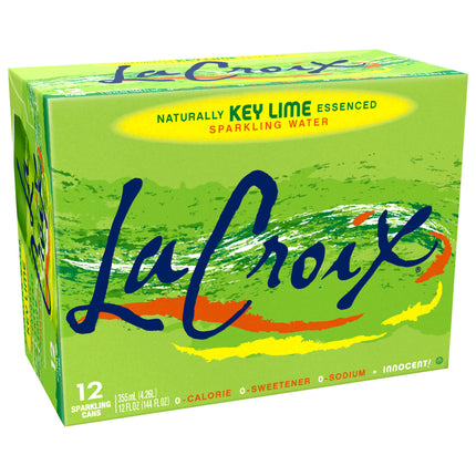 La Croix Key Lime Sparkling Water - 144 FZ 2 Pack
