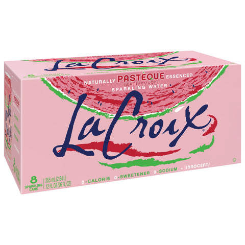 La Croix Pasteque Sparkling Water - 96 FZ 3 Pack