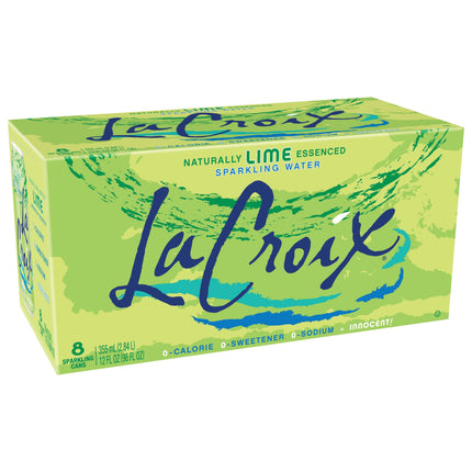 La Croix Lime Sparkling Water - 96 FZ 3 Pack