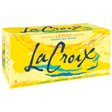 La Croix Lemon Sparkling Water - 96 FZ 3 Pack